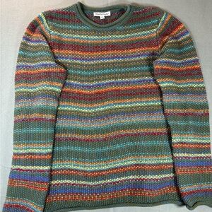 NorthStyle Multicolor Striped Crewneck Sweater